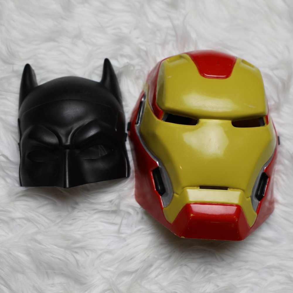 Ironman & Batman Mask